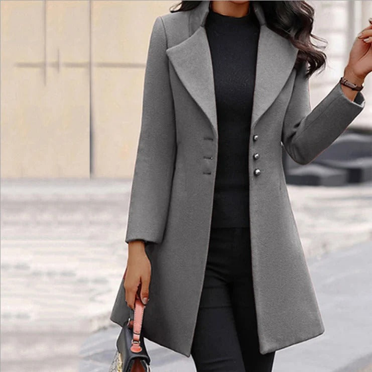Ava | Tailored Notched Lapel Coat