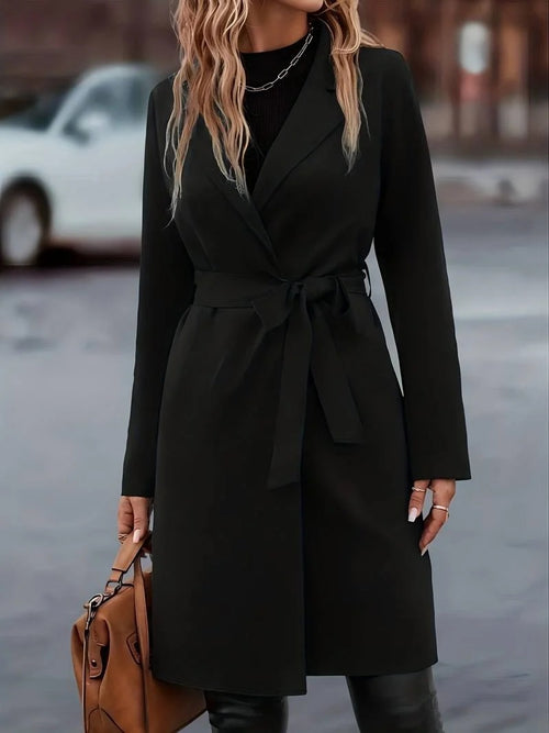 Olivia | Longline Open Front Overcoat