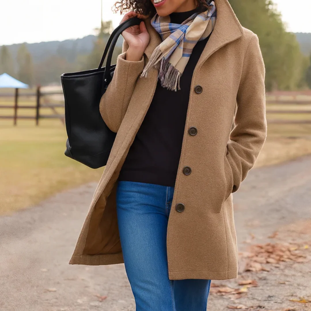 Sophia | Classic Wool Blend Winter Coat