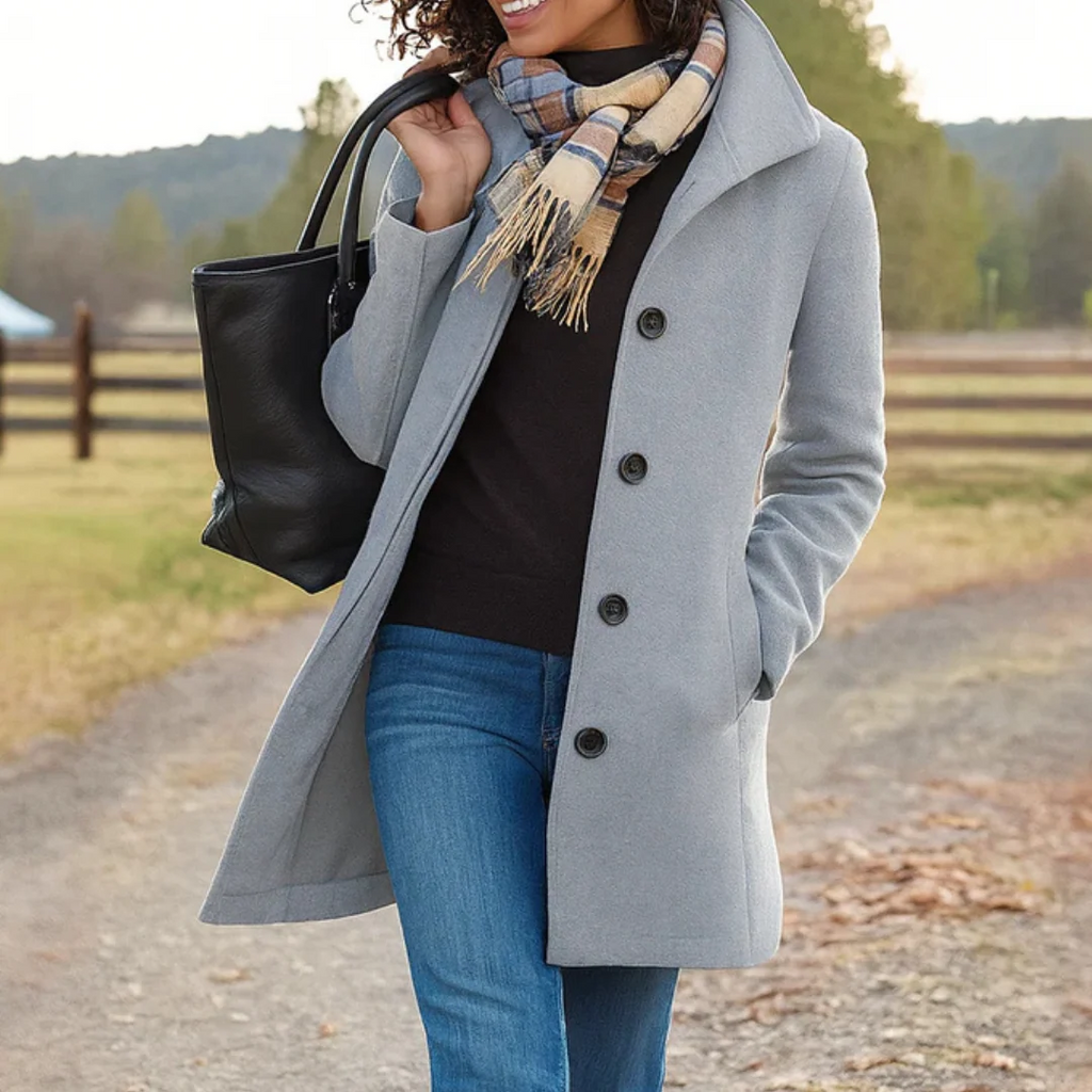 Sophia | Classic Wool Blend Winter Coat